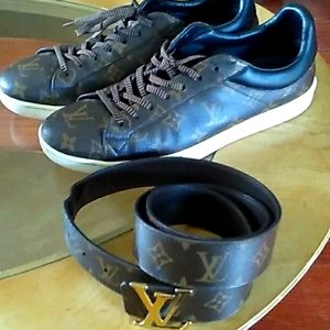 Louis Vuitton. Belt and shoes